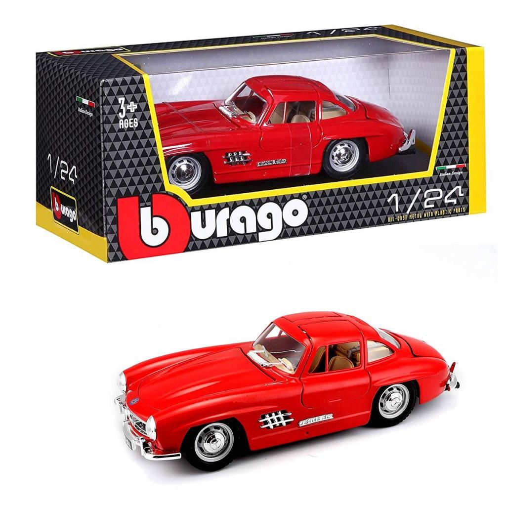 Nessiworld 22023 Burago 1:24 Mercedes Benz 300SL 1954 Model Car 