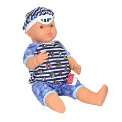 2251 Dimple, Talking Alish Male Bald Doll 55 cm