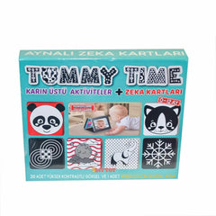 2304 Tummy Time Mirror Intelligence Card - Diy Toy