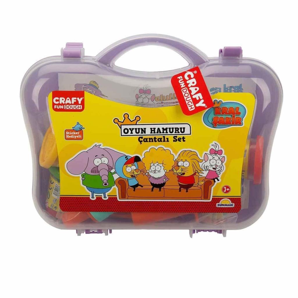 Nessiworld 2463 Crafy King Şakir Bag Play Dough Set 200 g 20 Pieces