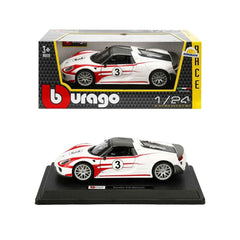 Nessiworld 28009 Burago Porsche 918 Spyder 1:24 modèle de voiture - Sunman