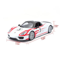 Nessiworld 28009 Burago Porsche 918 Spyder 1:24 modèle de voiture - Sunman