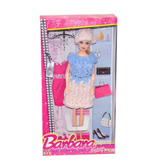 296 BABY WITH KNITTED CLOTHES AND HAT