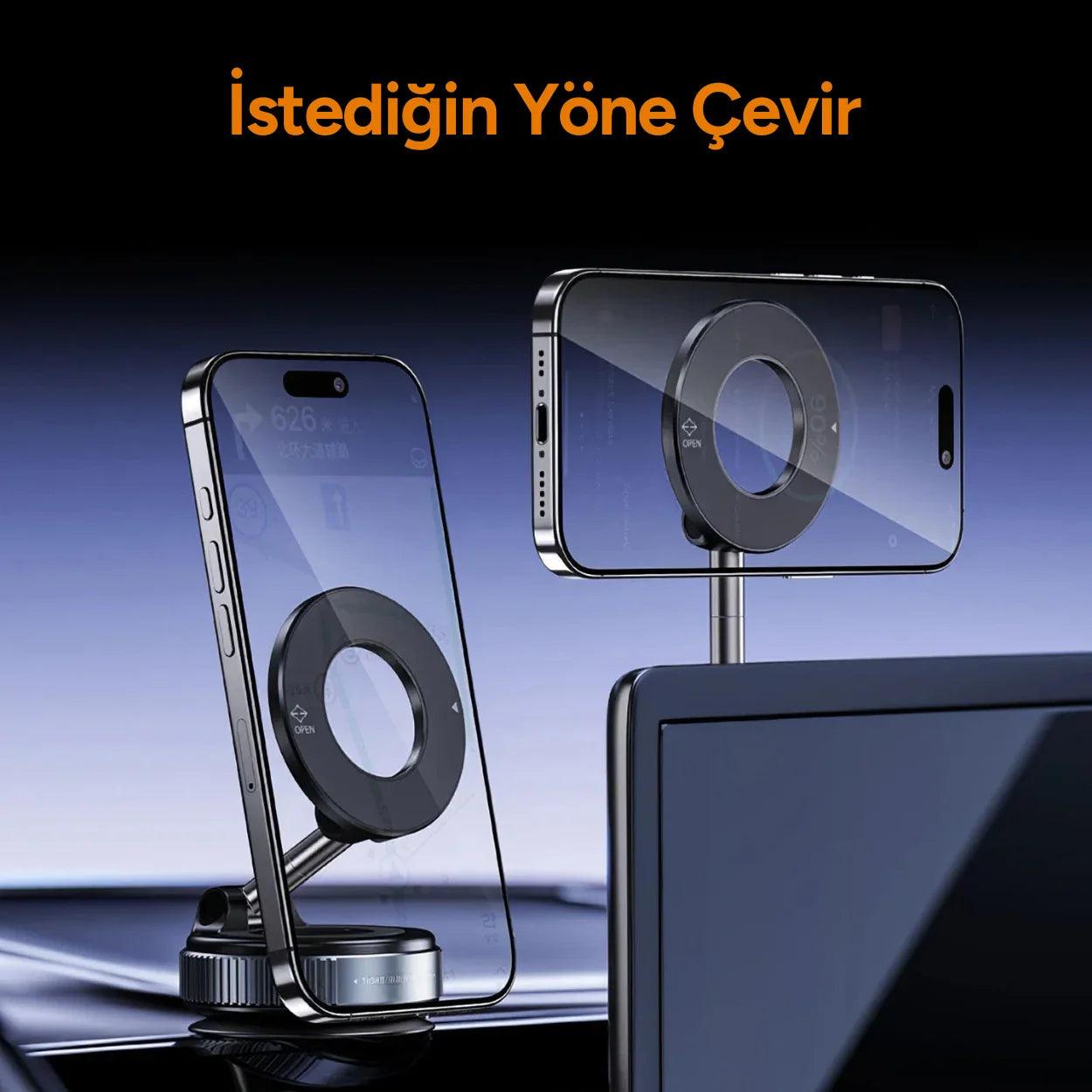 Ultra Strong Vacuum Magnetic Phone Holder