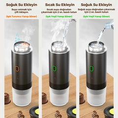 BaristaGo™ Taşınabilir Espresso Kahve Makinesi