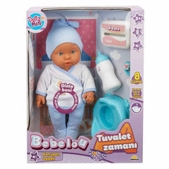 30011 Bebelou Toilet Time Sound Baby Set 35 cm - Sunman