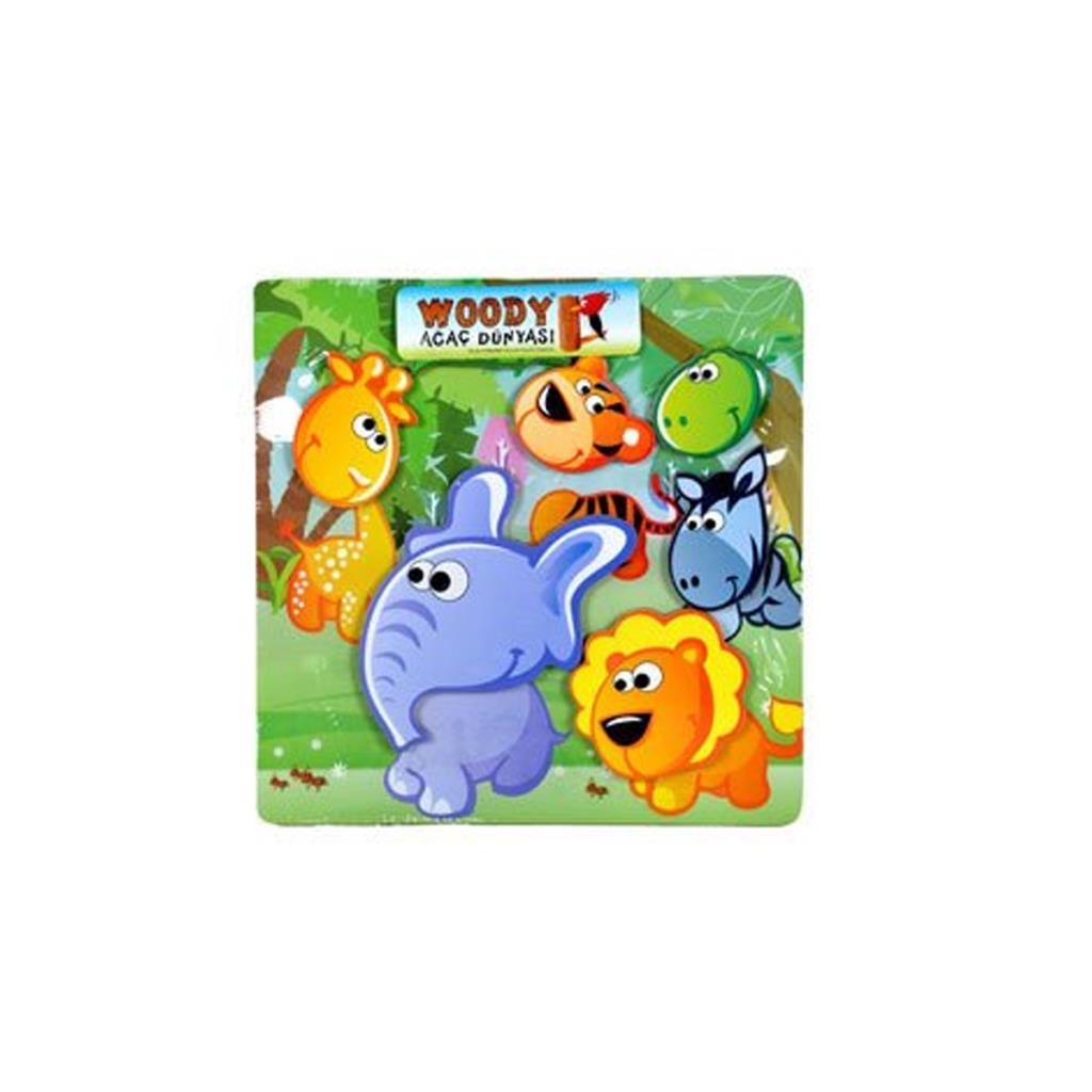 30058 Wooden Puzzle 3D Heads