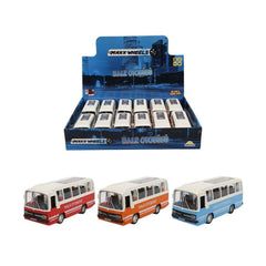 3097 Sunman, Pull and Drop Open Public Bus 15 cm