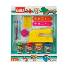 Nessiworld 30992 Crafy Play Dough Design Set 200 g - 10 Pieces - Sunman