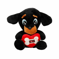 3183 Sunman, Heart Plush Dog 30 cm