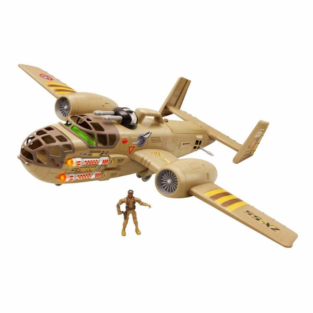 NessiWorld 33938 The Corps Universe Beast Bomber Military Aircraft with Sound and Light