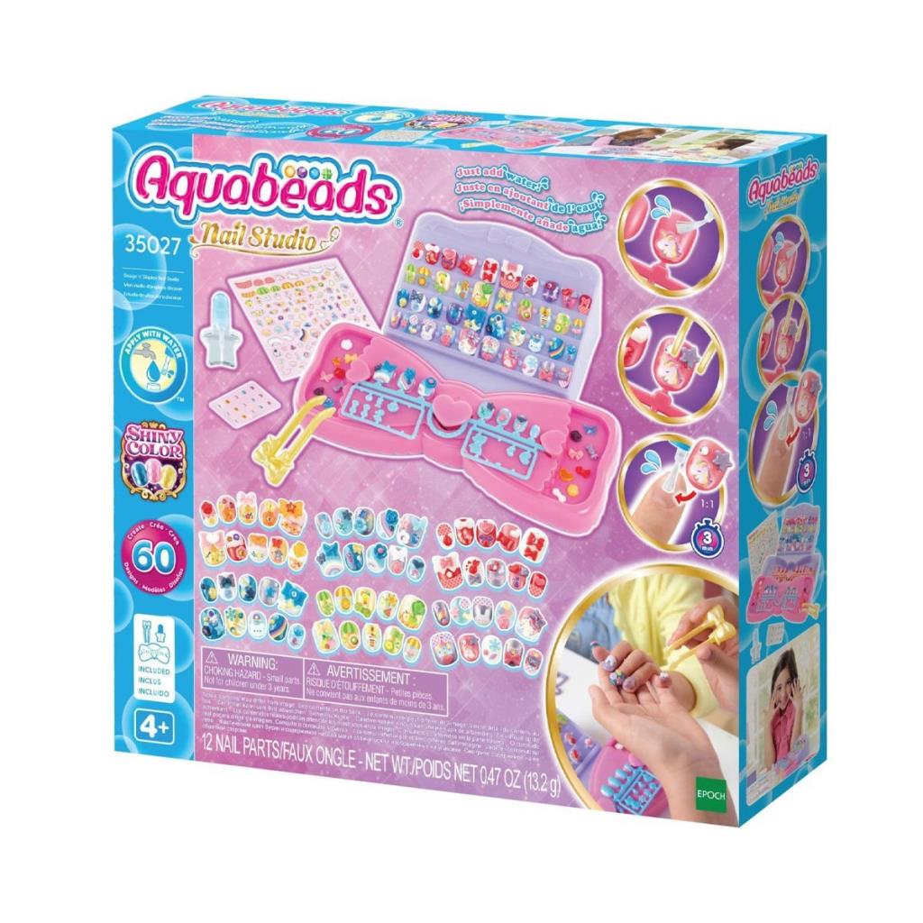 Nessiworld 35027 AquaBeads Design and Display Nail Workshop +4 years old