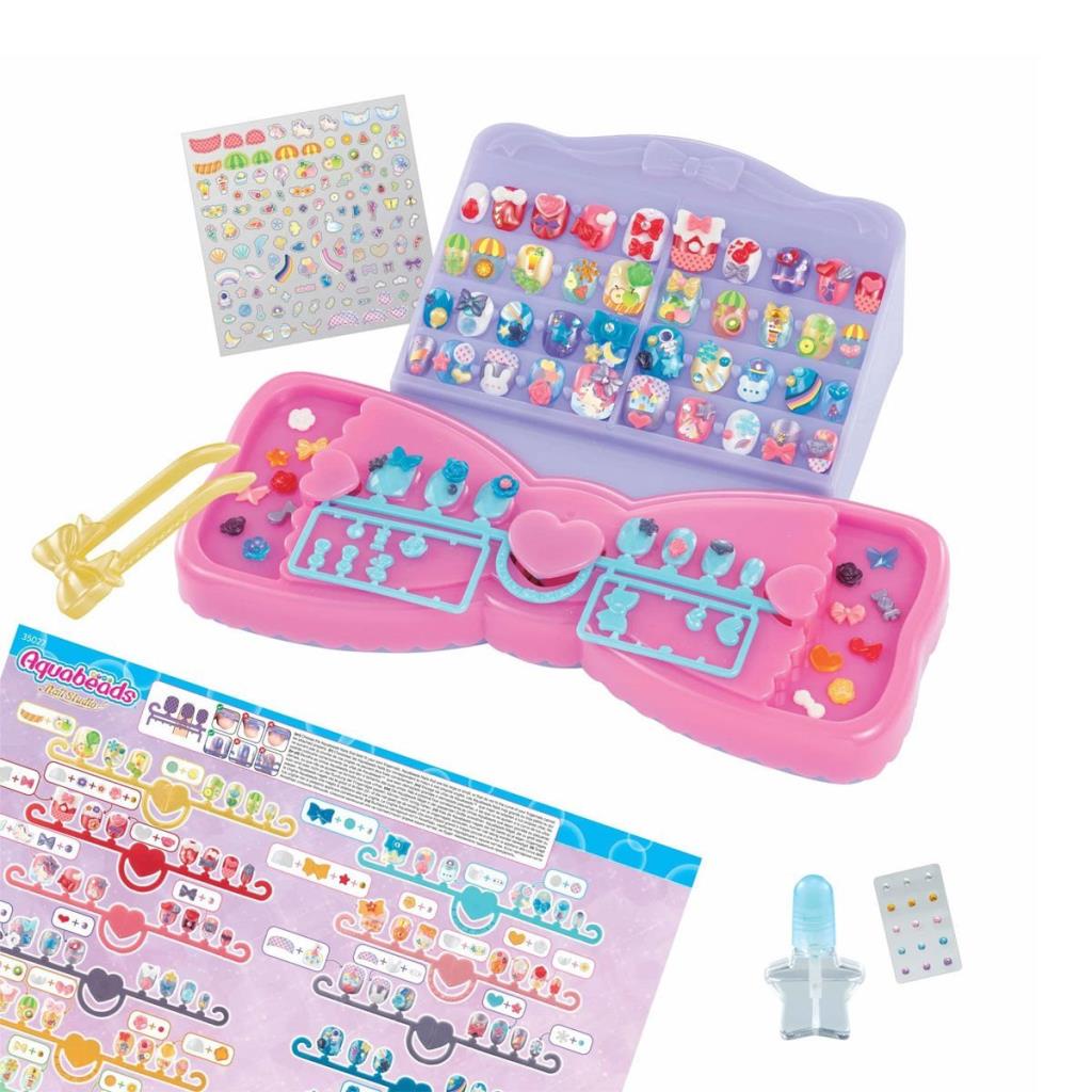 Nessiworld 35027 AquaBeads Design and Display Nail Workshop +4 years old