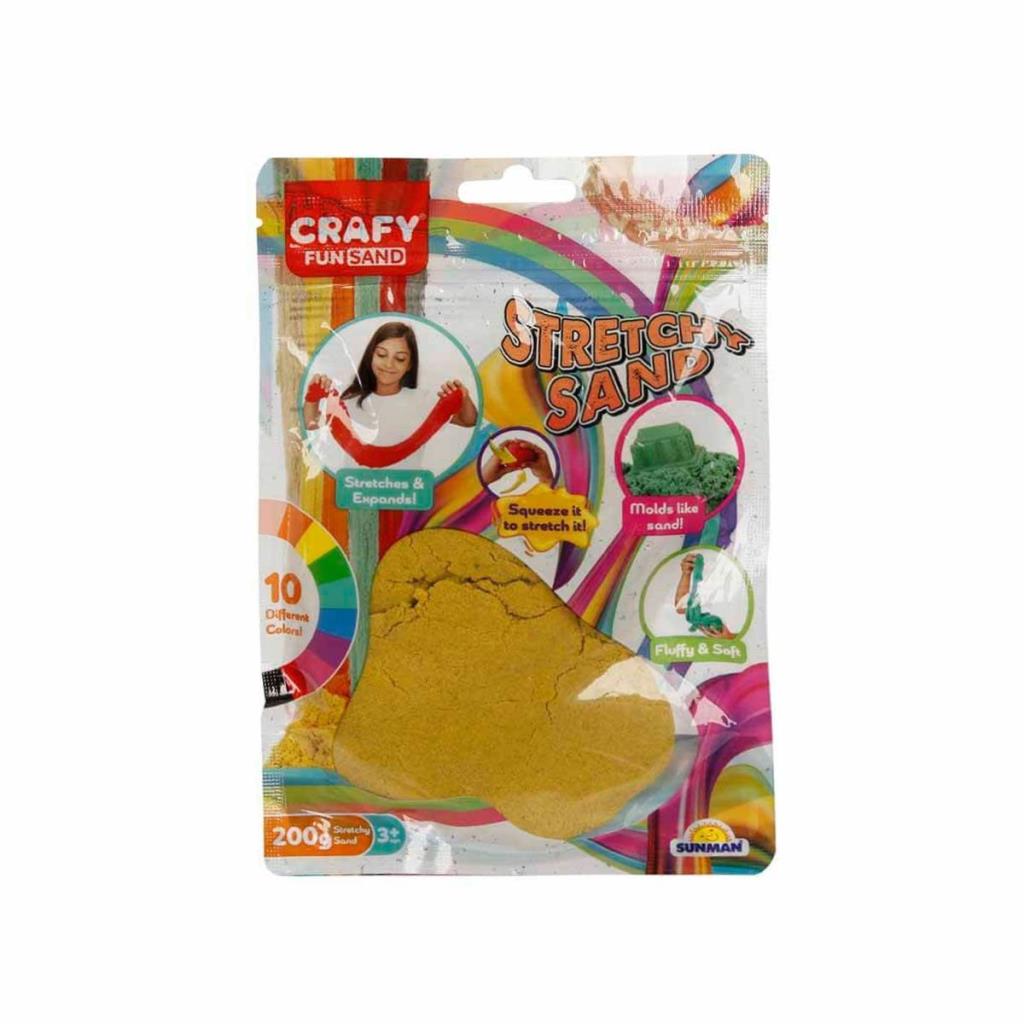 Nessiworld 3600 Crafy Stretch Play Sand Yellow 200 g -Sunman