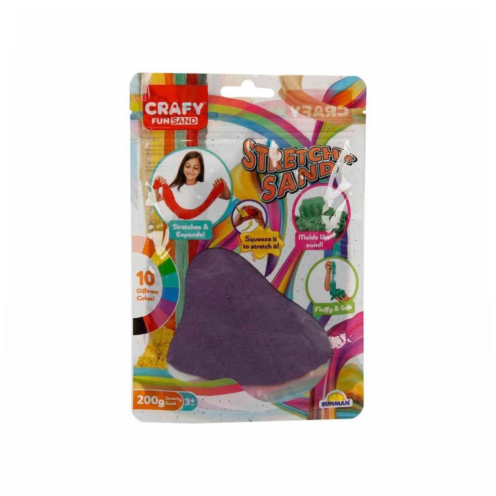 Nessiworld 3603 Crafy Stretch Play Sand Purple 200 g -Sunman