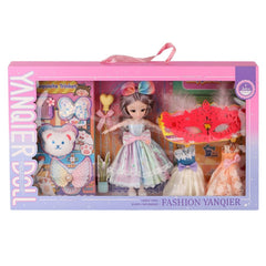 Poupée articulée Nessiworld 3688-033A avec accessoires - Karsan Toys