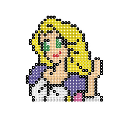 Nessiworld 3in1 Disney Princess Pixel Pixel Boncuk Aktivite ve Oyuncak Seti S00005169