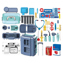 Nessiworld 3en1 Junior Doc. Ensemble de valises de médecin