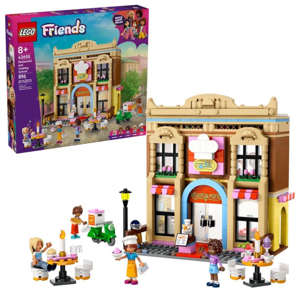 Nessiworld 42655 Lego Friends Restaurant and Cooking School piece + age