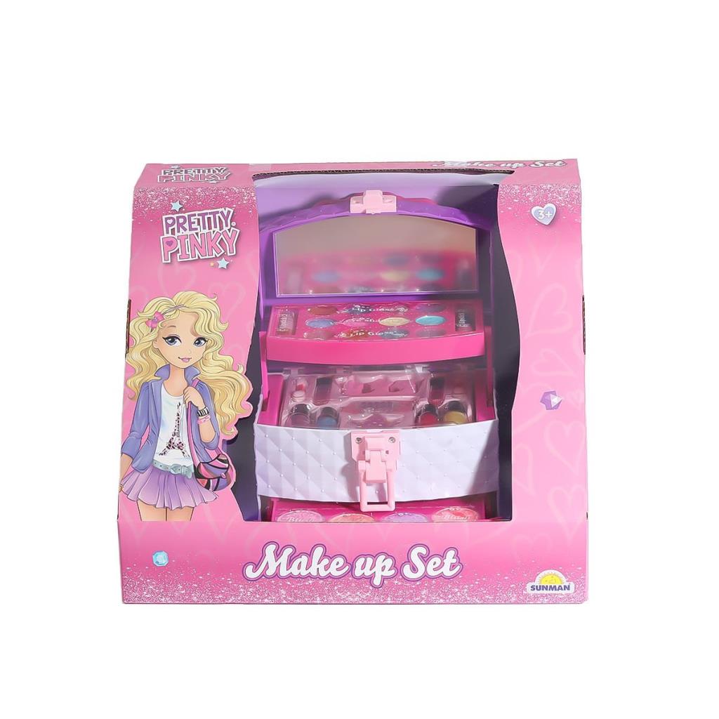 4279 3 Layer Makeup Set with Bag - Sunman