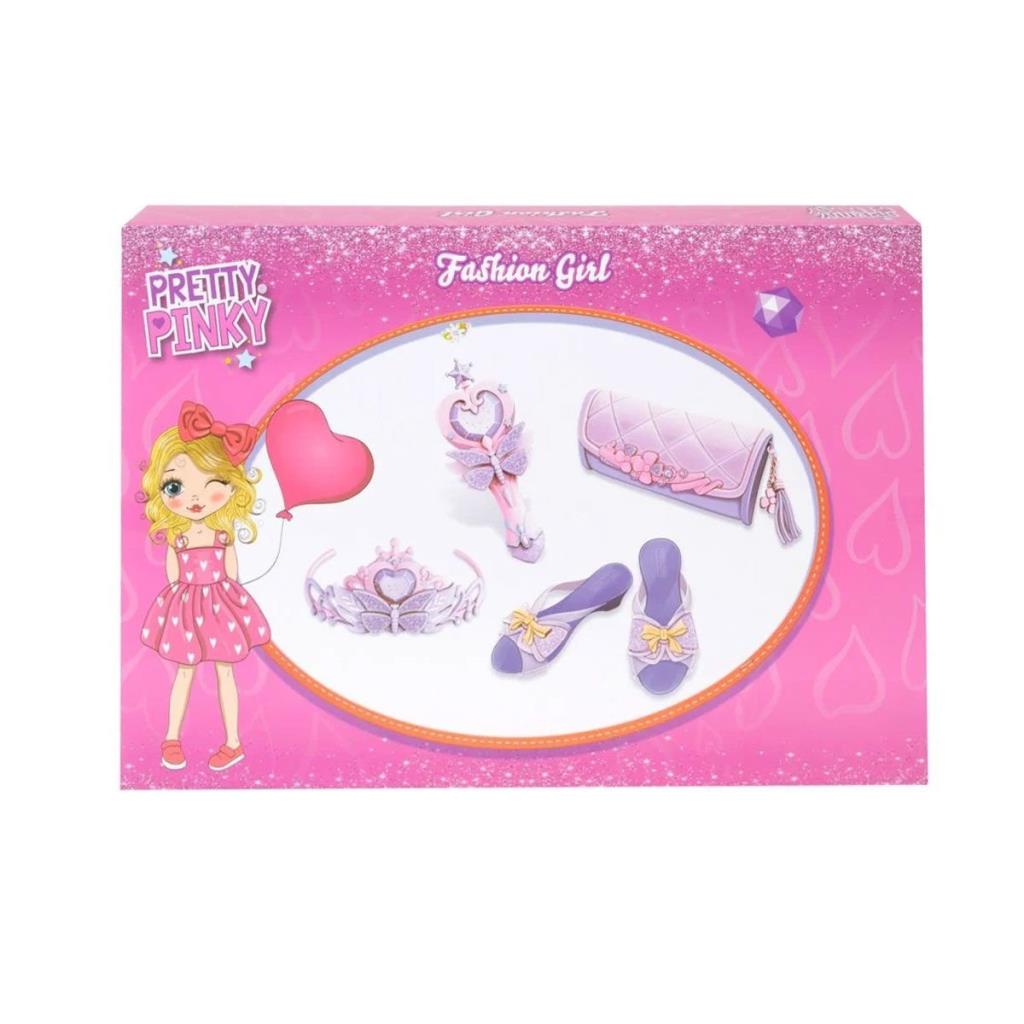 Nessiworld 4376 Pretty Pinky Kokoş Terlik Gözlük Tarak Set -Sunman