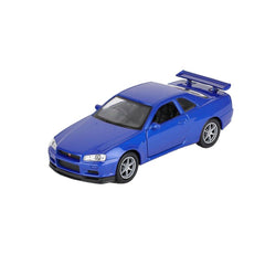 Nessiworld 43798 Welly Pull and Drop Nissan Skyline -Karsan Toys