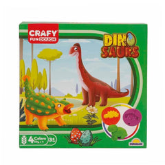 Nessiworld 4734 Crafy 14 Piece Play Dough Mold Set – Dinosaurs