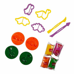 Nessiworld 4734 Crafy 14 Piece Play Dough Mold Set – Dinosaurs