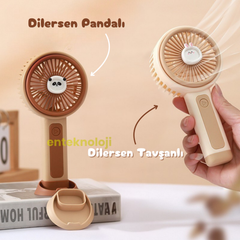 Hayvan Emojili Mini El Fanı - MeanYou