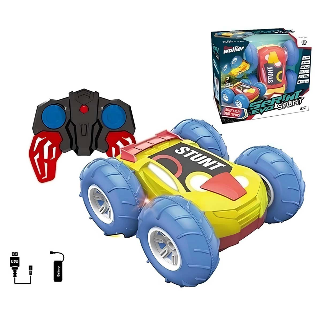 Remote Controlled Water-Going Lighted Acrobat Car