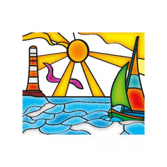 5001 KumToys Glass Stained Glass - Glass Painting / +6 years