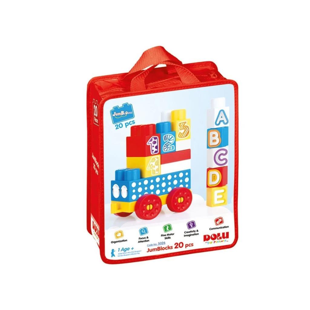 5026 TOY BAG MEGA BLOCK 20 PIECES
