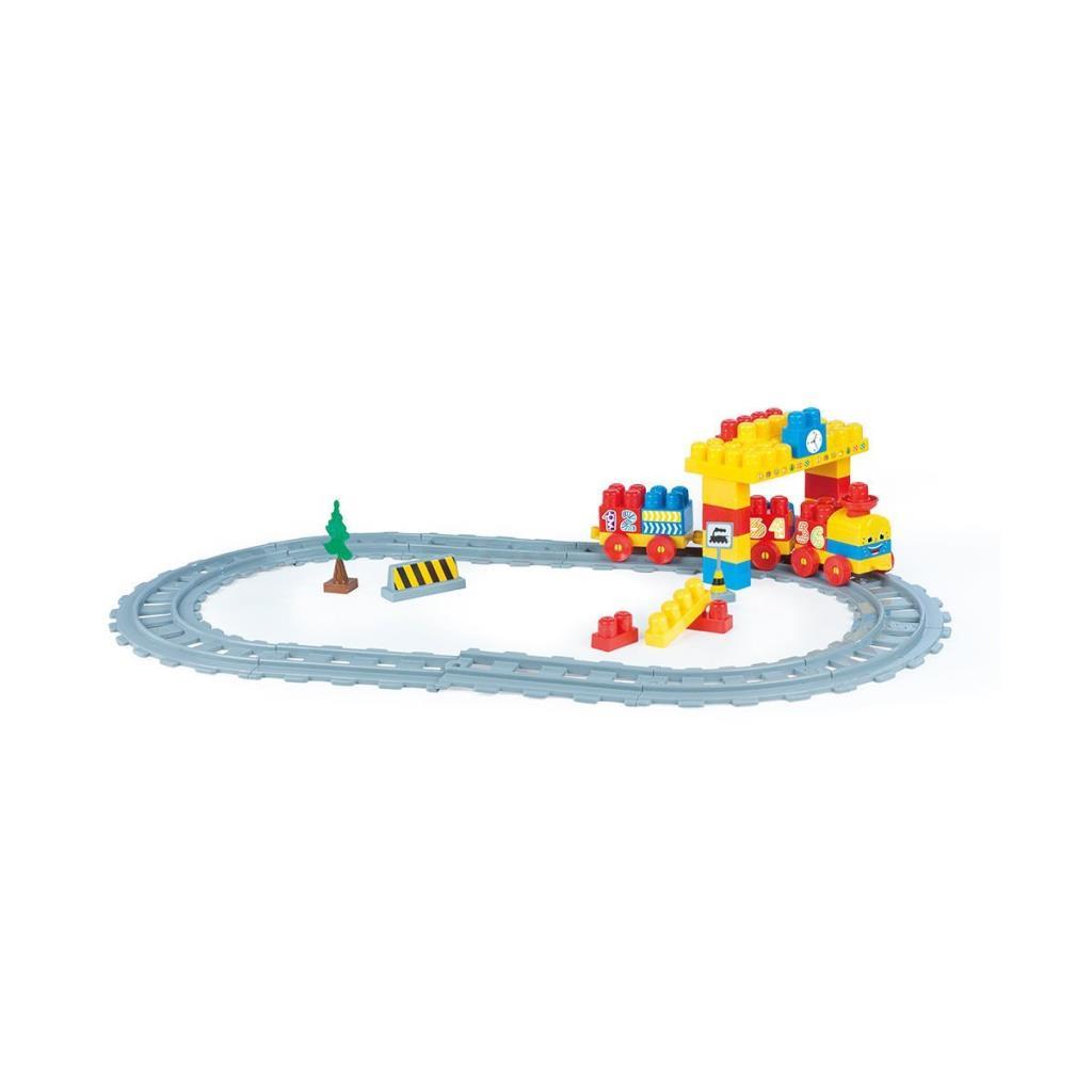 5081 TRAIN ROAD SET 58 PIECES