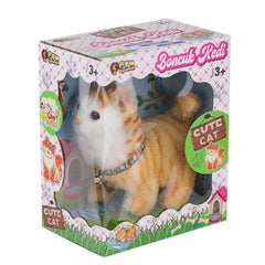 Nessiworld 5231 Meowing Animated Plush Cat - Life Toy