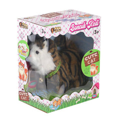 Nessiworld 5231 Meowing Animated Plush Cat - Life Toy