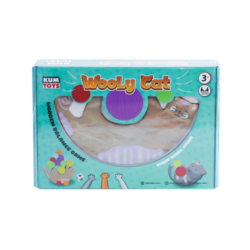 Nessiworld 5672 Wooly Cat Cat Game -Kumtoys