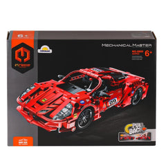 Nessiworld 5809 IMM Mechanical Master Super Car Blocks Red 437 Pieces