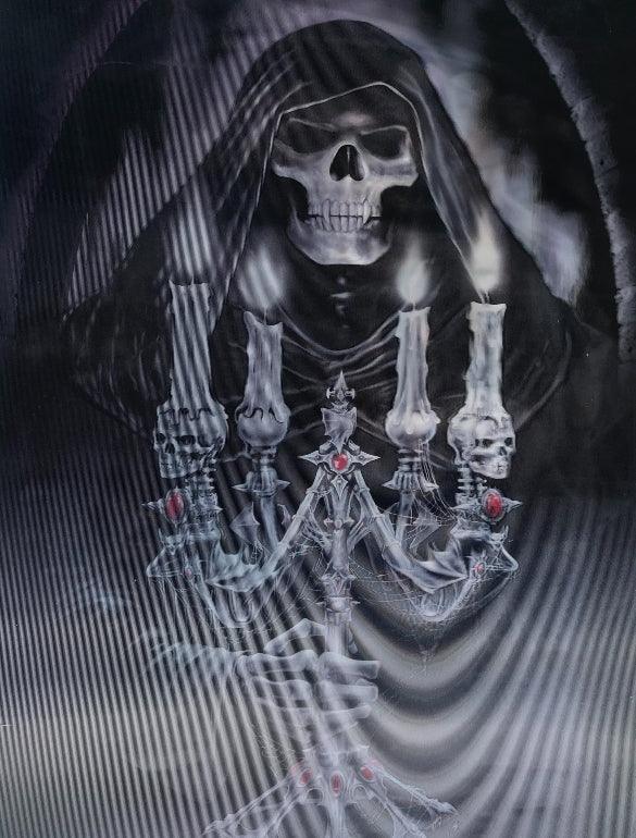 NessiWorld 5D Diamond Painting 3 Different Picture Changing Halloween Skeleton Painting 30x40 cm