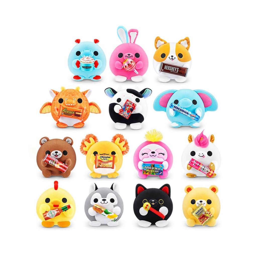 Nessi World 5UA00000 Snackles Junk Surprise Plush 12 cm