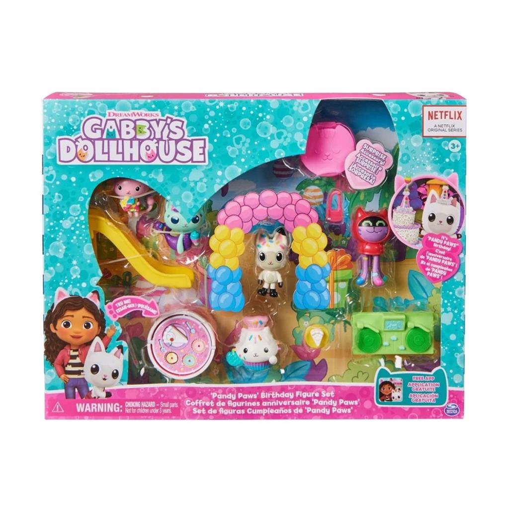 Nessiworld 6069141 Gabbys Dollhouse Dream House Ensemble d'anniversaire de Pandi Patin