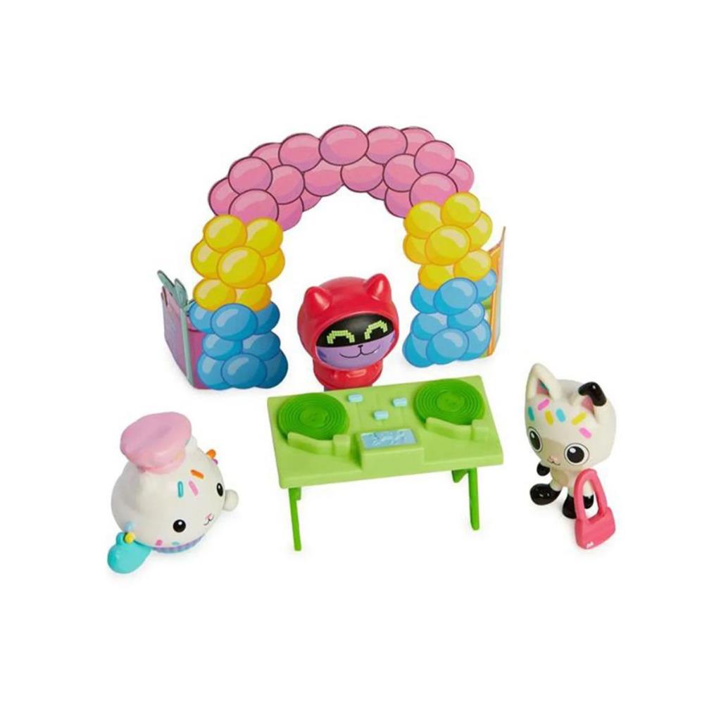 Nessiworld 6069141 Gabbys Dollhouse Dream House Ensemble d'anniversaire de Pandi Patin