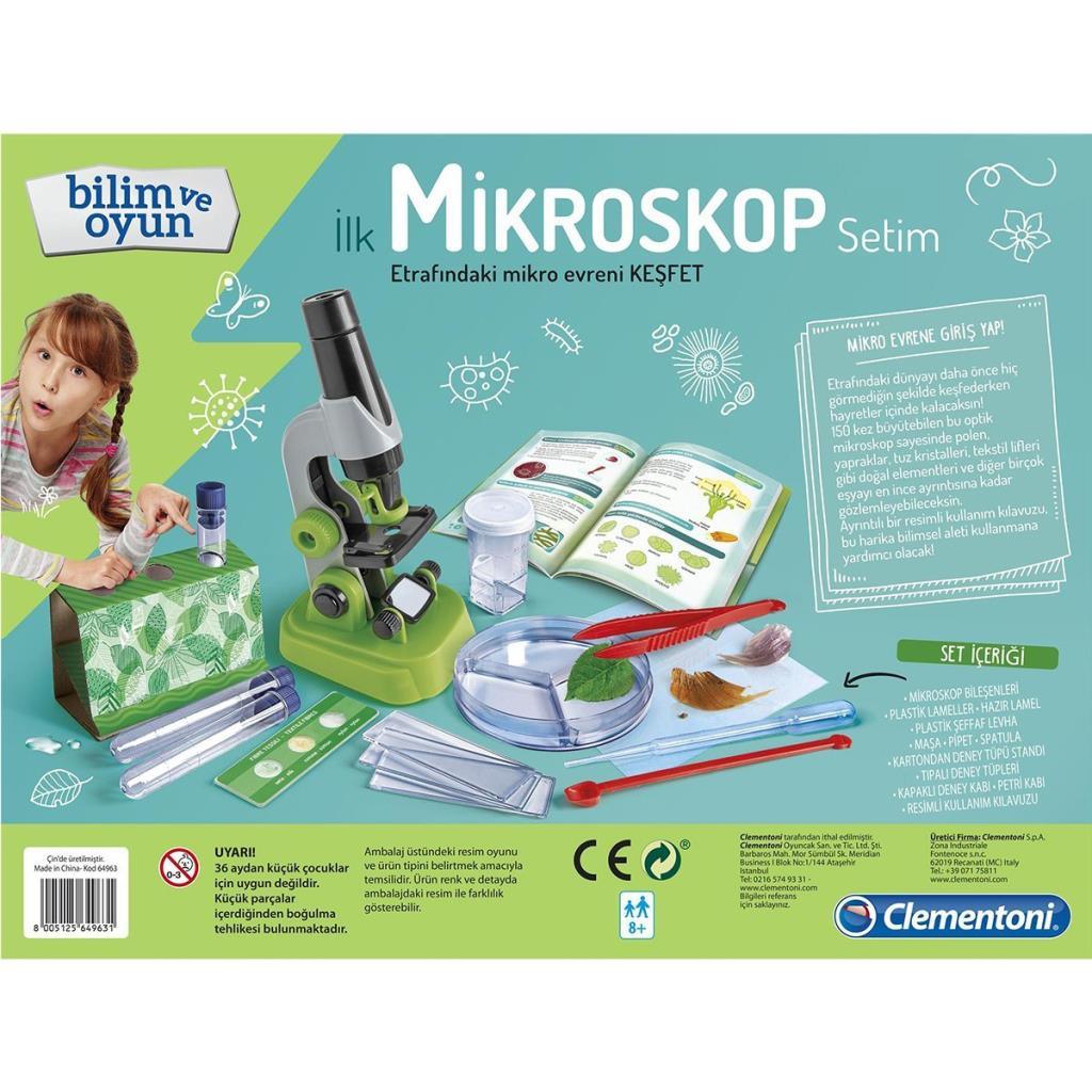 64963 My First Microscope Set - Science and Play +8 years old 