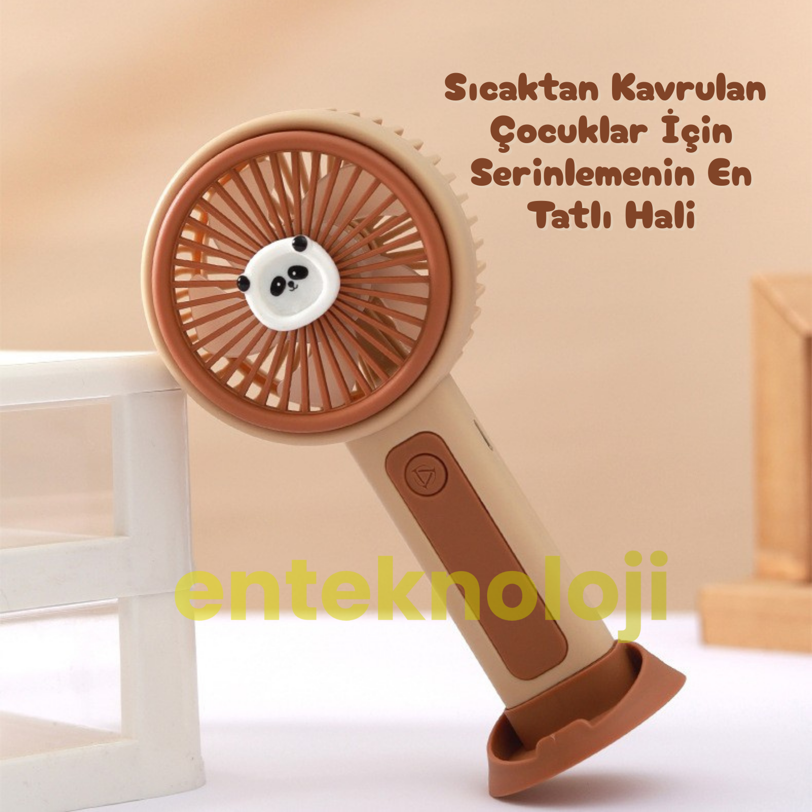 Hayvan Emojili Mini El Fanı - MeanYou