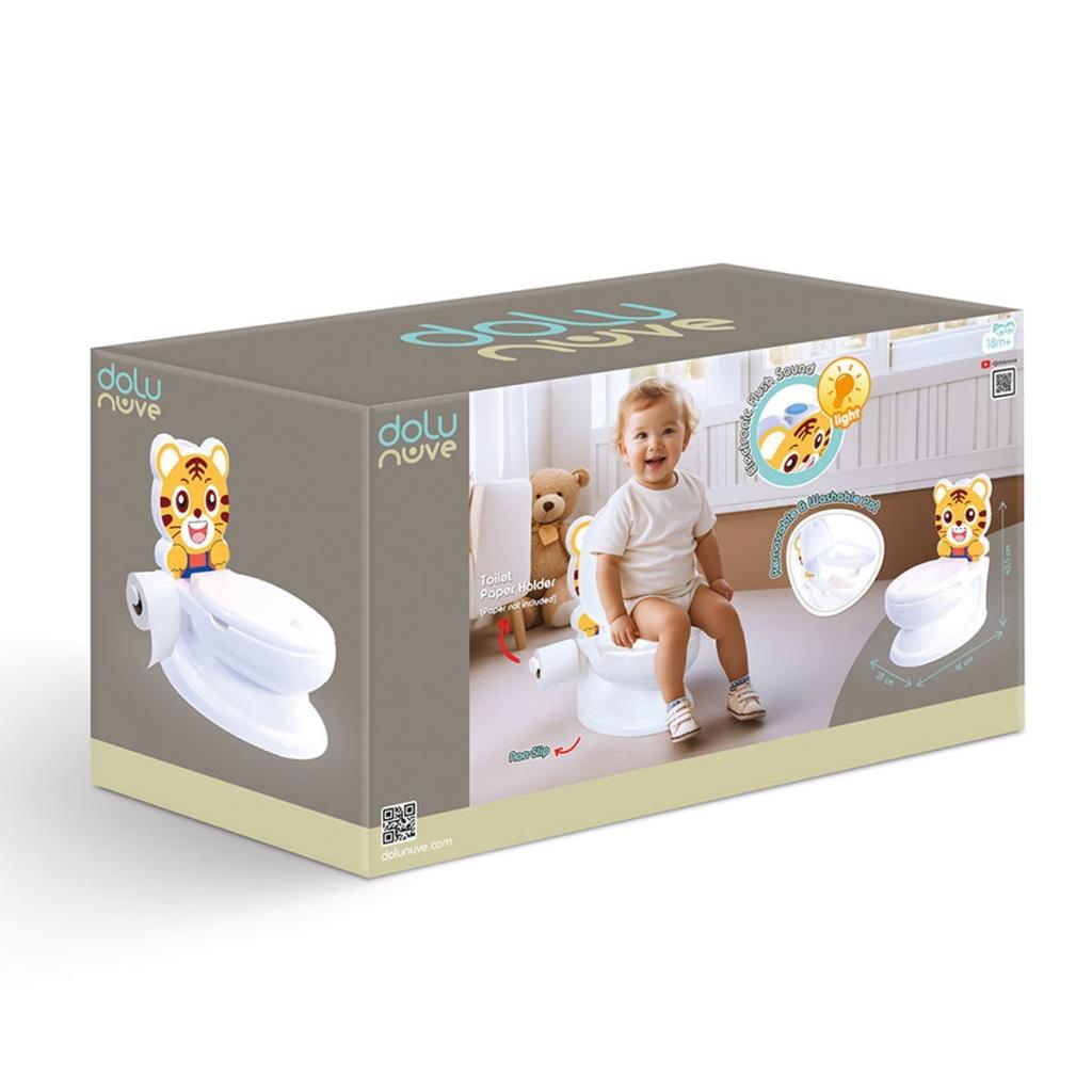 Nessiworld 7239 Tiger Educational Toilet - Full Toy