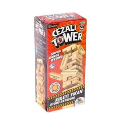 Nessiworld 7306 Penalty Tower Wooden Balance Game -Totteriq