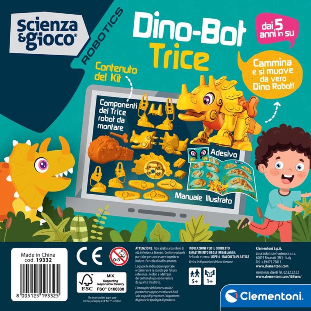 75074 Robotics Lab - Dinobot Triceratops +5 years old