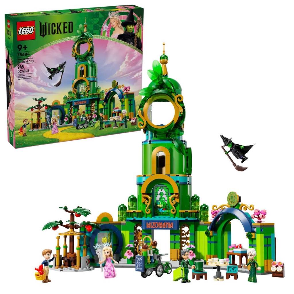 Nessiworld 75684 Lego Wicked - Welcome to Emerald City 945 pieces 9 years old + 