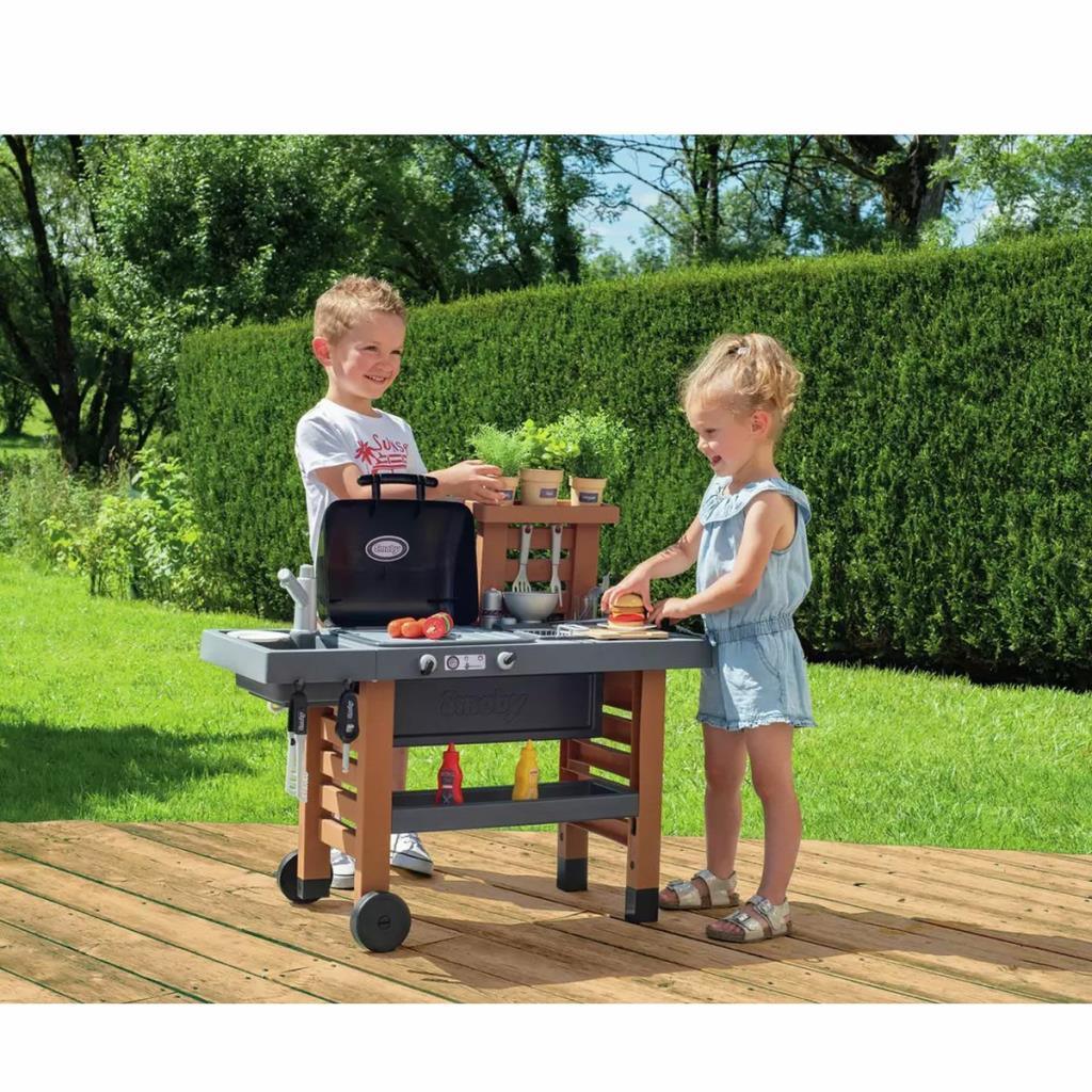 7600312004 Smoby Garden Kitchen Ensemble de jeu de cuisine de jardin