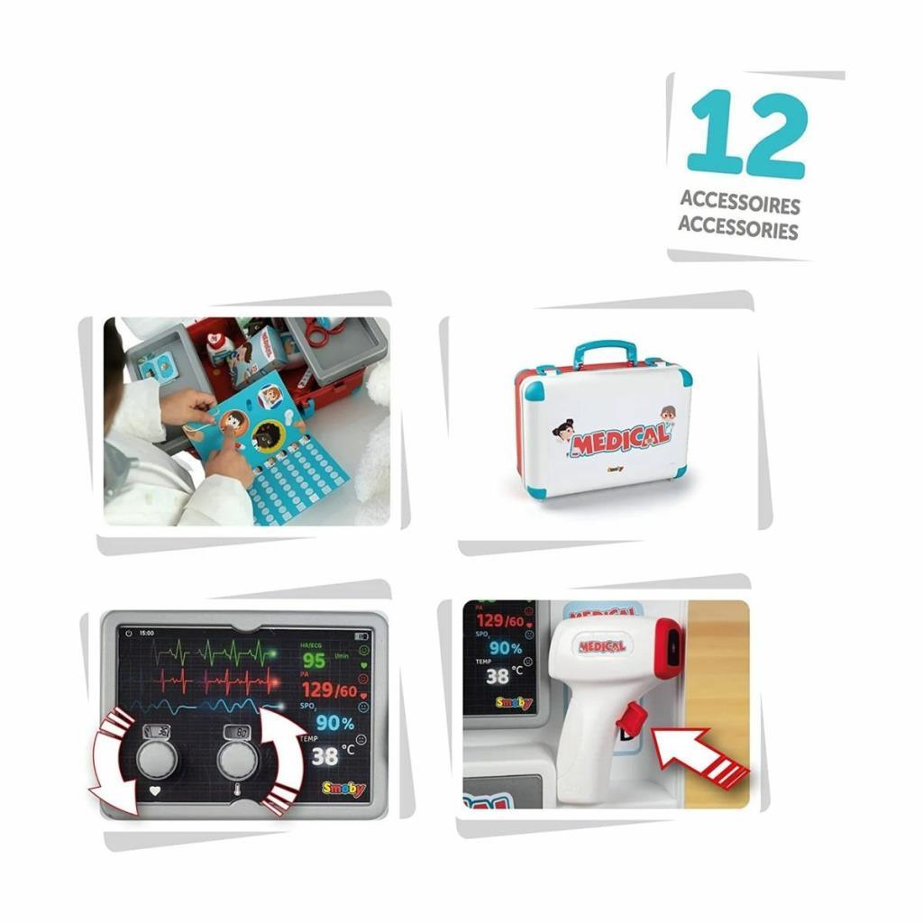 7600340103 Coffret de jeu Smoby Sac de médecin