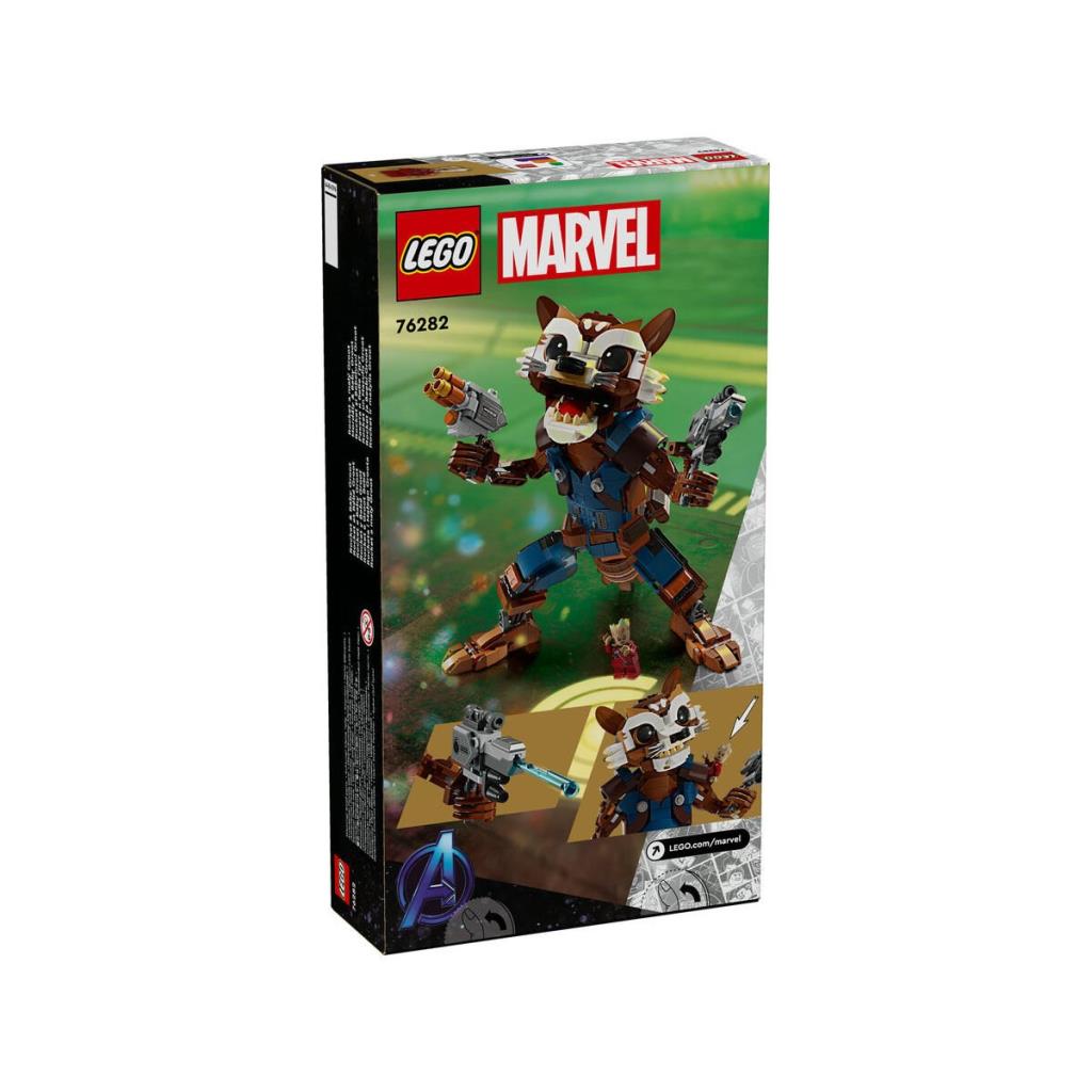 Nessiworld 76282 ﻿LEGO® Marvel Rocket and Baby Groot 566 pieces 10 years and older
